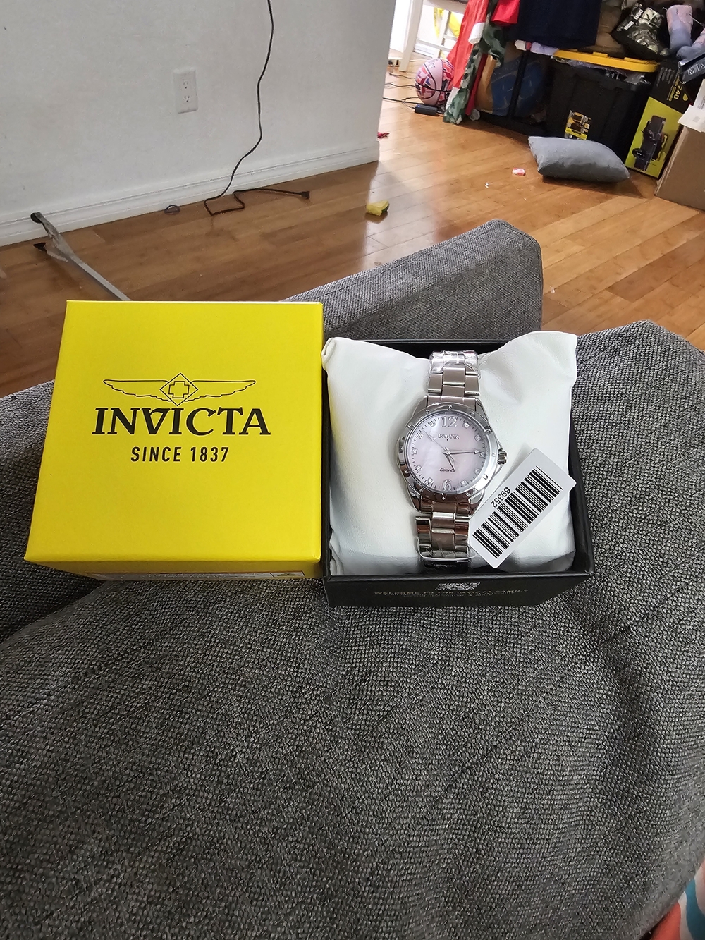 Invicta Stainless Steel Women's Watch - Silver with Mother-of-Pearl Dial